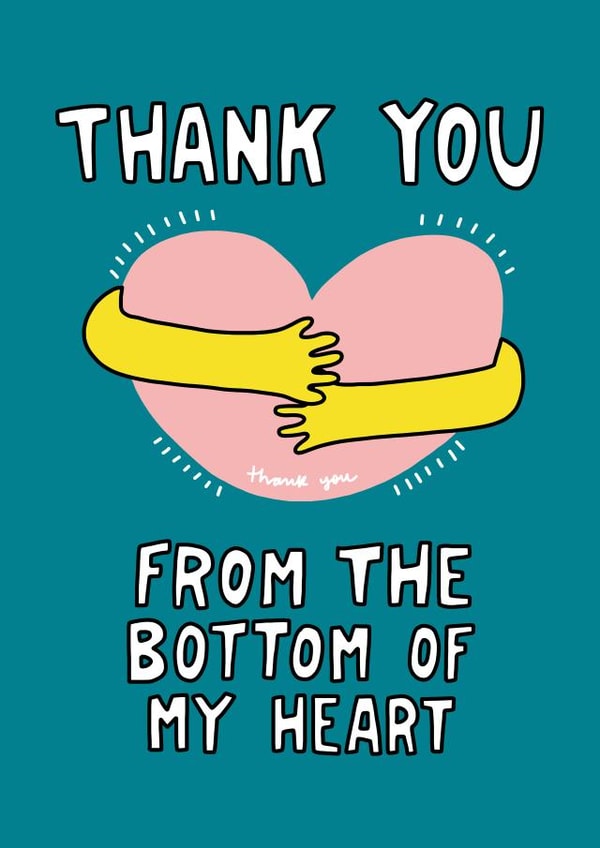 Thank You From the Bottom of My Heart Card created by Angela Chick