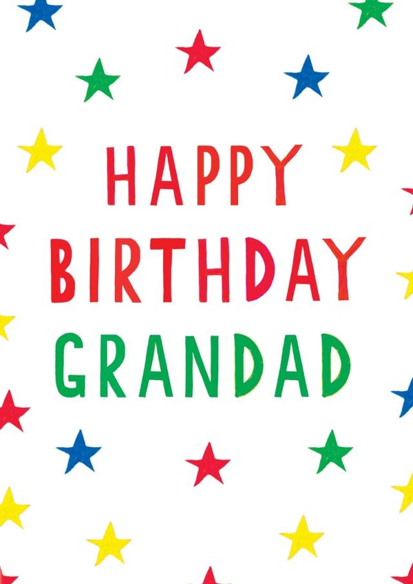 grandad grandfather Birthday Card 17726 created by Earlybird