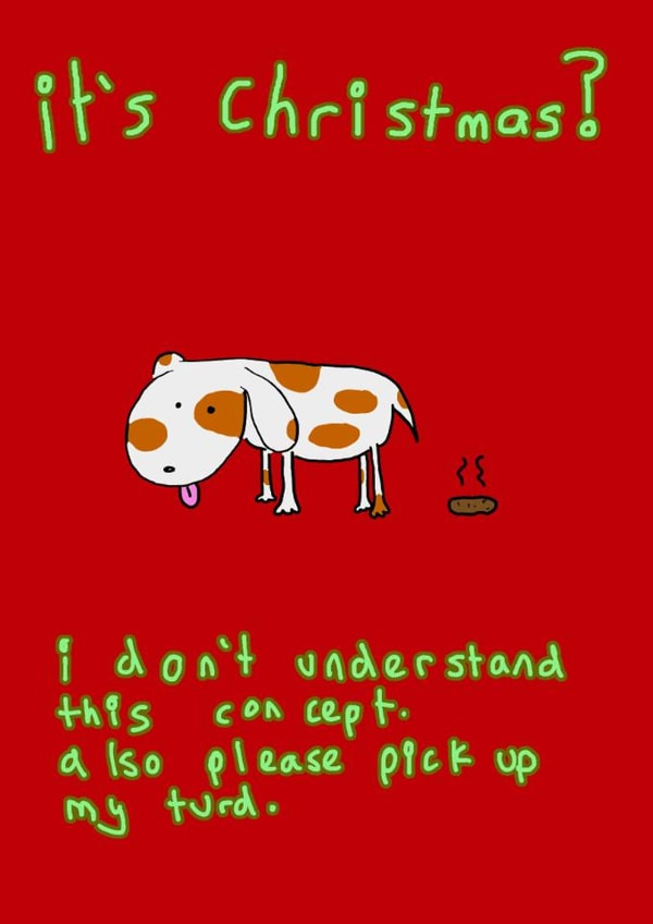 dog pet Christmas Card 16901 created by Tiger Fluff