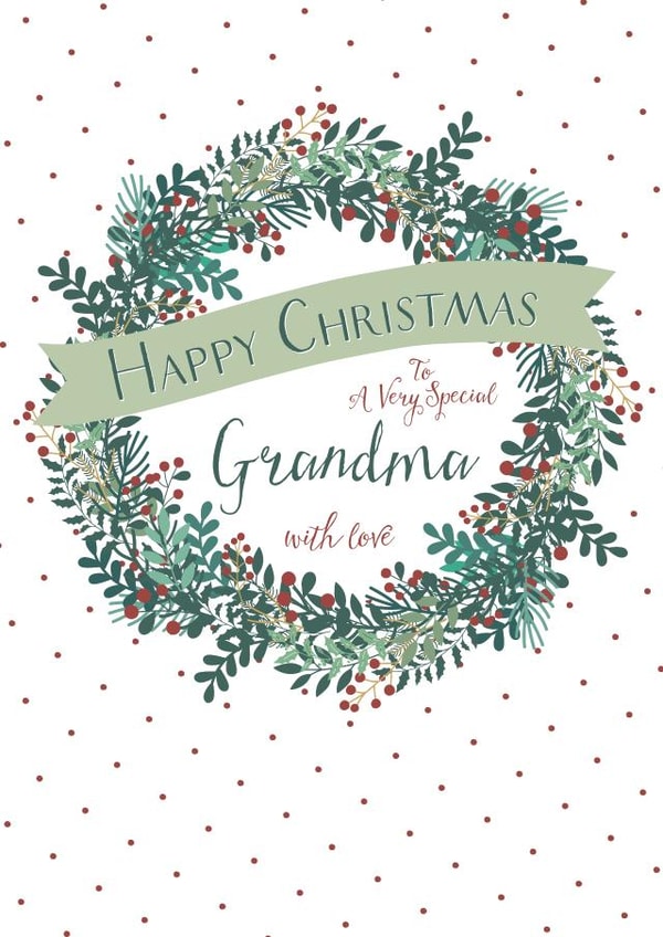 grandma  gran Christmas Card 3912 created by Wink Design - Michelle Roberts