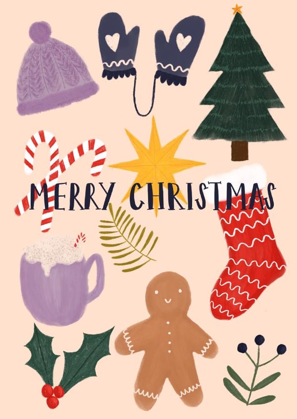 classic cute Christmas Card 17629 created by Isabella