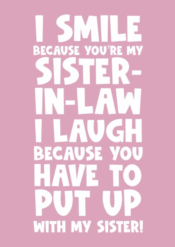 Sister in law happy birthday smile laugh gay pride lesbian created by Naomi Park