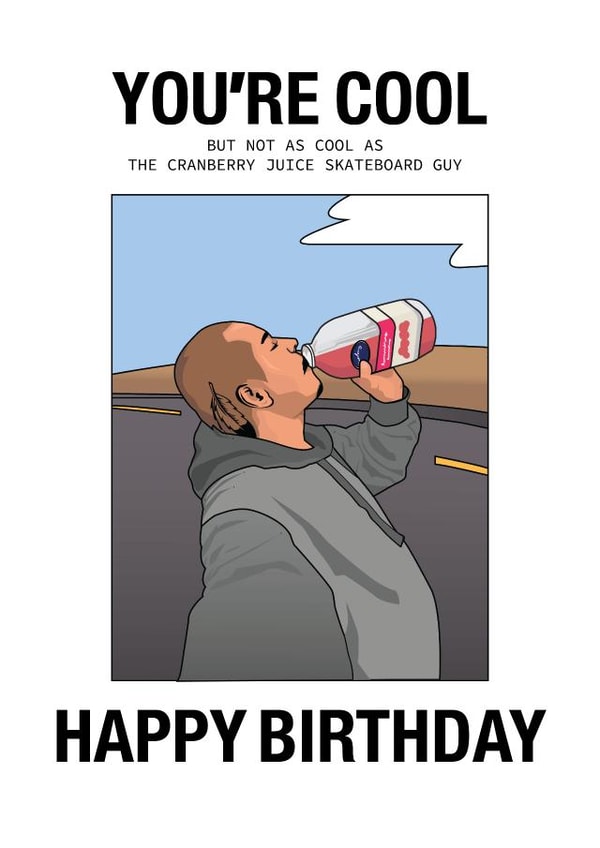 meme tiktok Birthday Card 13157 created by Big Kid
