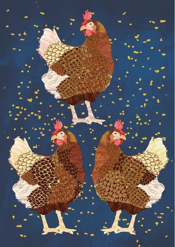 Animals adult Christmas Card 40323 created by Charlie Best