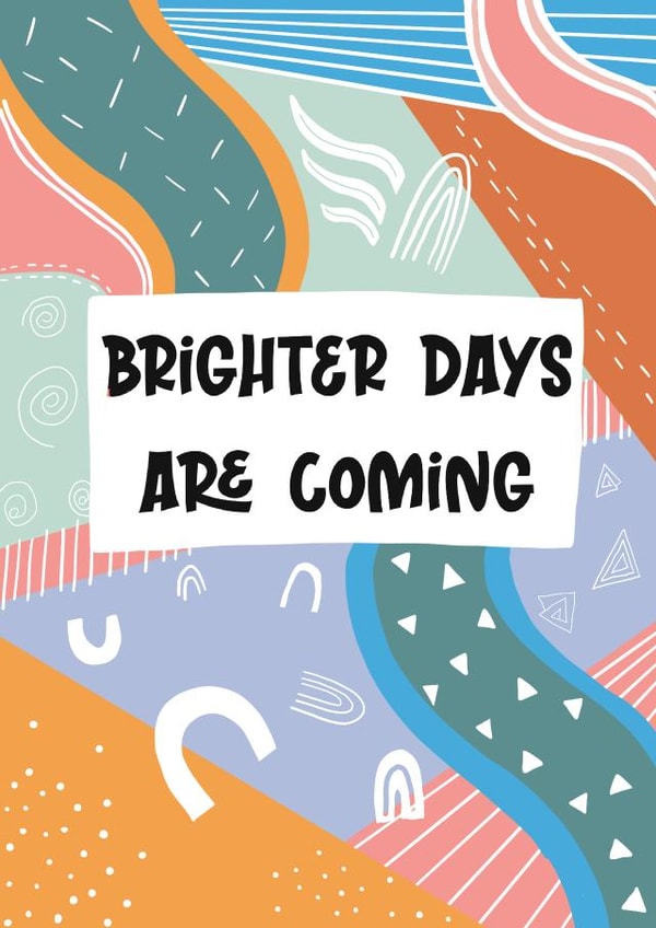 brighter days Thinking of you Card 18841 created by Sara Fortune