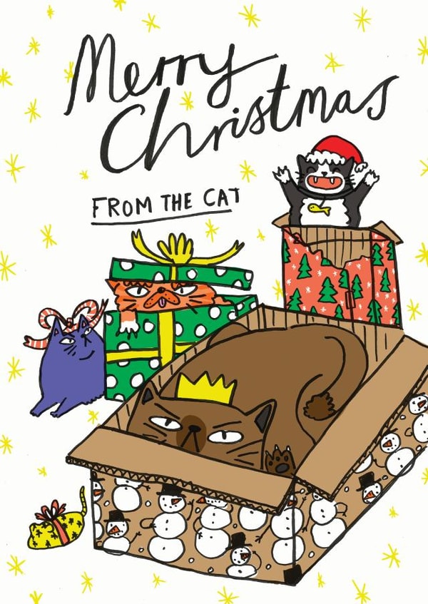 from the cat merry christmas Christmas Card 23240 created by 2B Or Not 2B