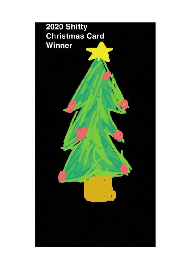 Shitty Christmas Shitty card Card 30370 created by LJ Tries