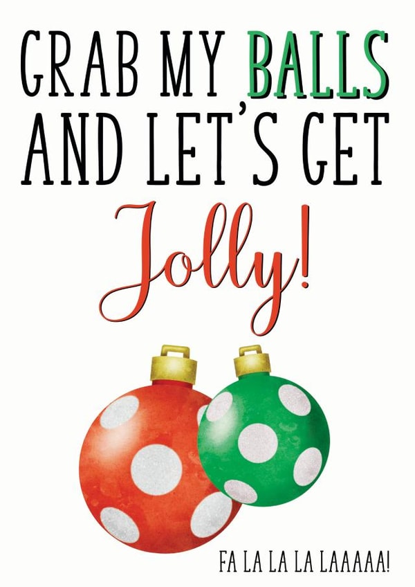 christmas boyfriend Christmas Card 14027 created by The Laughing Sloth