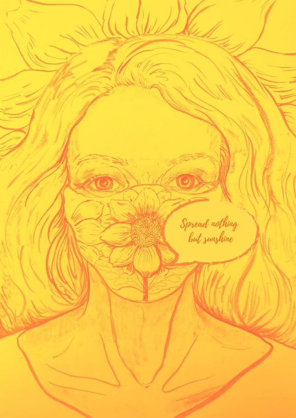 sunshine sunflower Card 45575 created by Louisa Currier