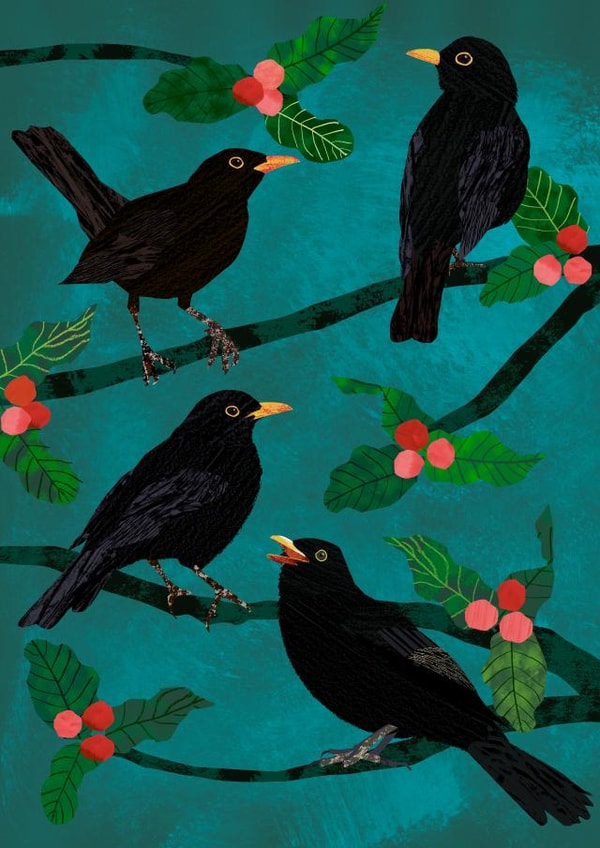 Twelve Days of Christmas christmas card Card 40324 created by Charlie Best