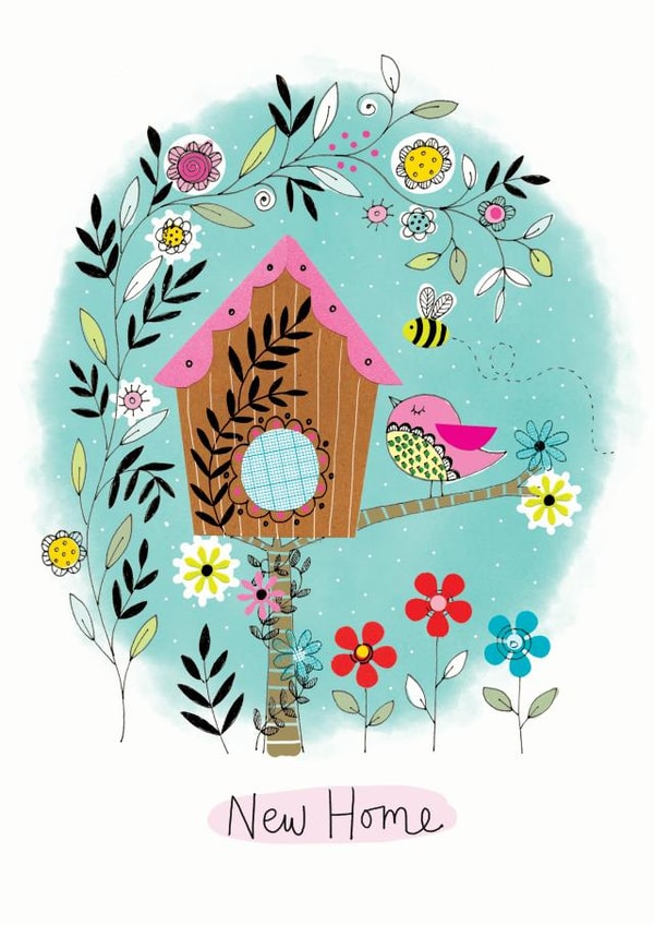 new home bird box New Home Card 20444 created by Lindsay loves to draw