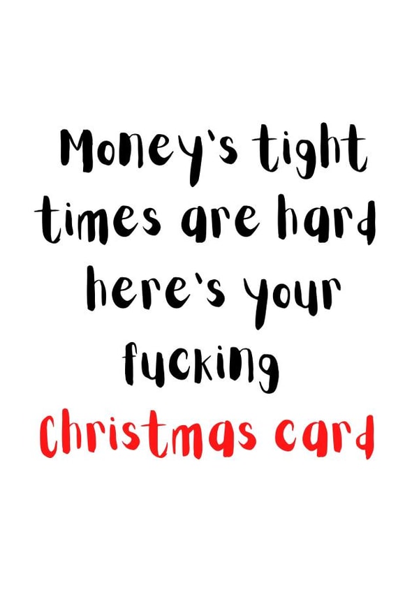 adult rude Christmas Card 2891 created by Stray Funk Design
