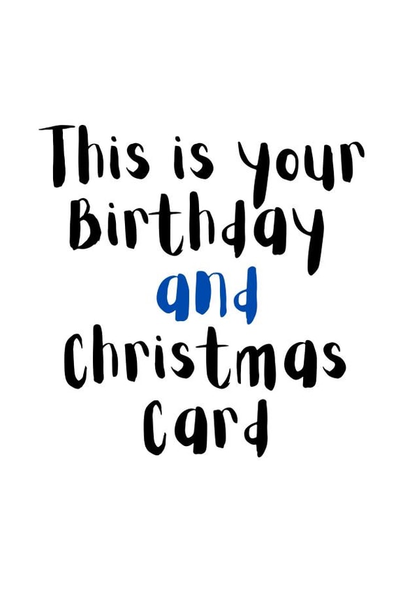 xmas bday funny Birthday Card 25688 created by Stray Funk Design