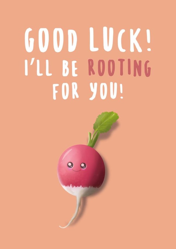 Good luck Friendship Good Luck Card 18332 created by Tom Boote