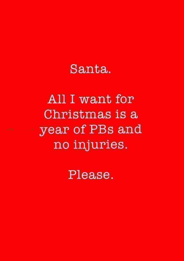 santa xmas Card 36801 created by Running Cards UK