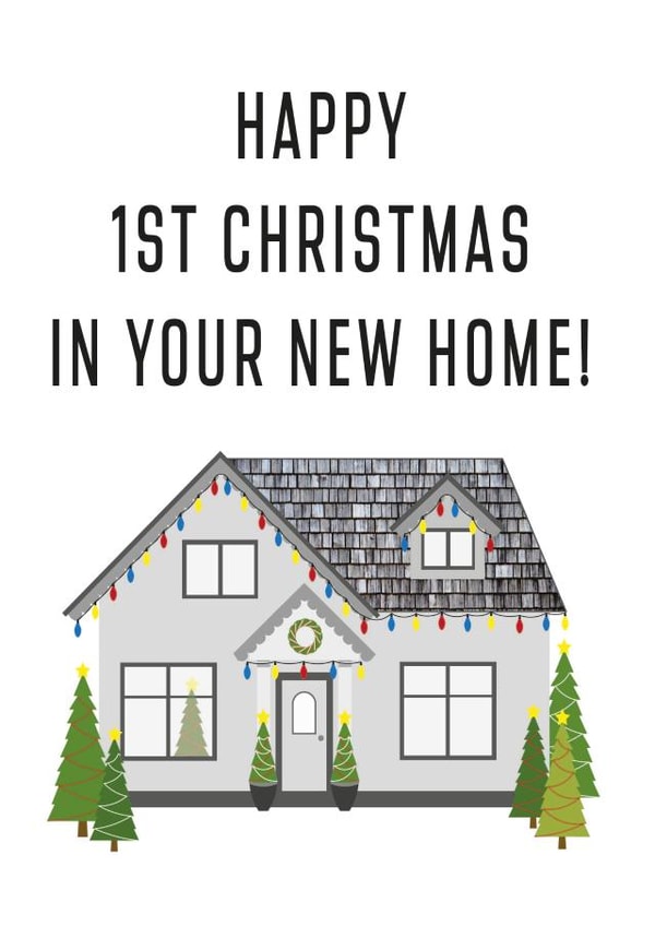 1st Christmas in Your New Home Card created by Creative Gemz
