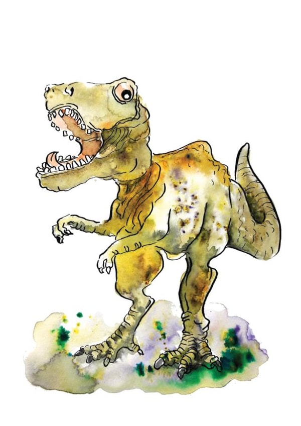 Tyyannosaurus created by Sally Taylor