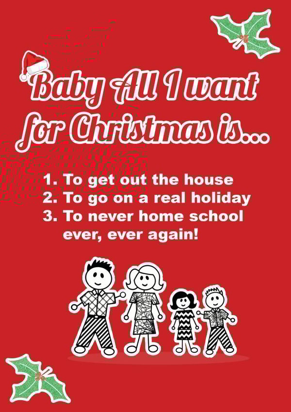 All I Want For Christmas Christmas 2020 Card 45611 created by Emma's Card Designs