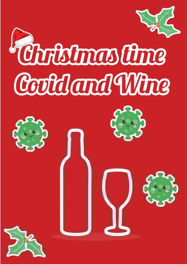 Christmas 2020 Alcohol Christmas Card 45612 created by Emma's Card Designs