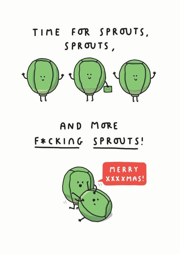 adult rude Christmas Card 16020 created by mungo and shoddy