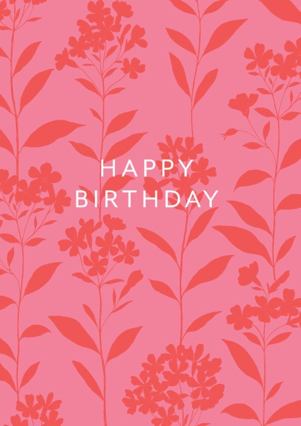 Pretty Birthday Card - For Her - Flowers created by Gooseberry Moon