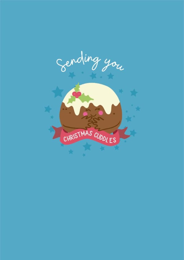 Sending you Christmas cuddles card created by Ollie&Frey
