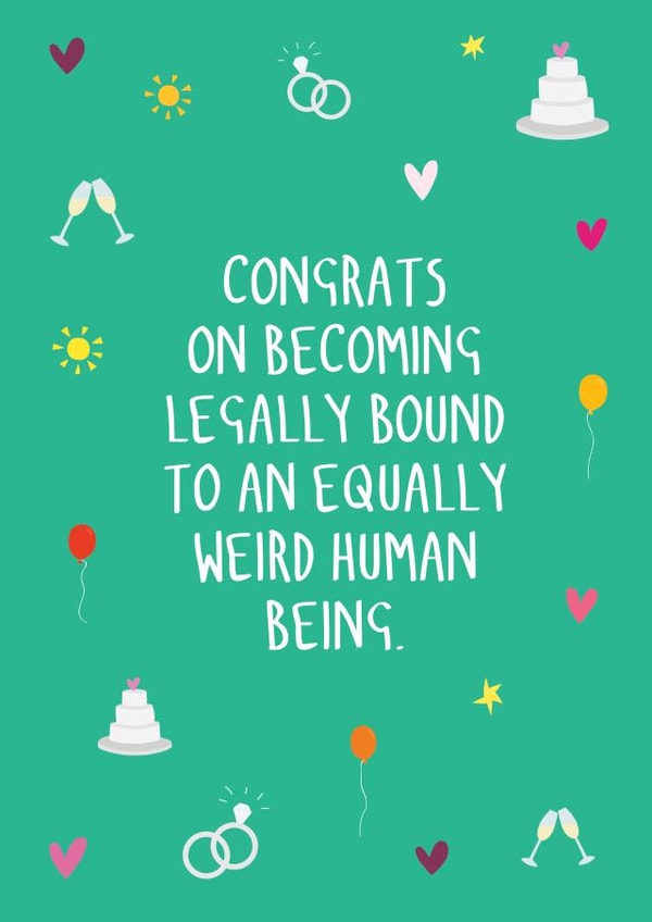 Legally bound to another - wedding - green created by The Importance of Being Honest