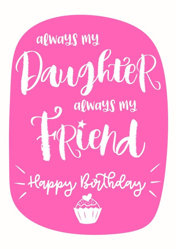 Daughter heartfelt Birthday Card 18818 created by Little Cat Creates