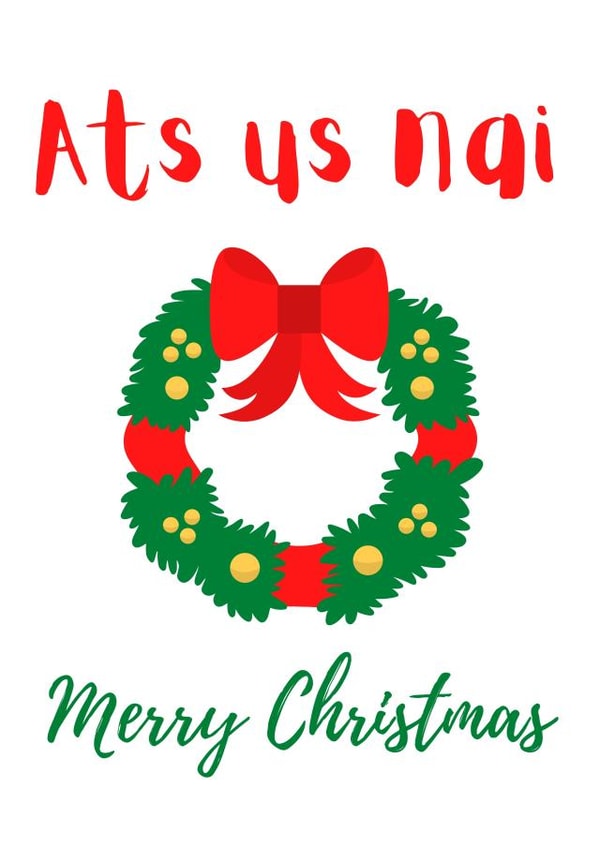 belfast ats us nai Christmas Card 25689 created by Stray Funk Design