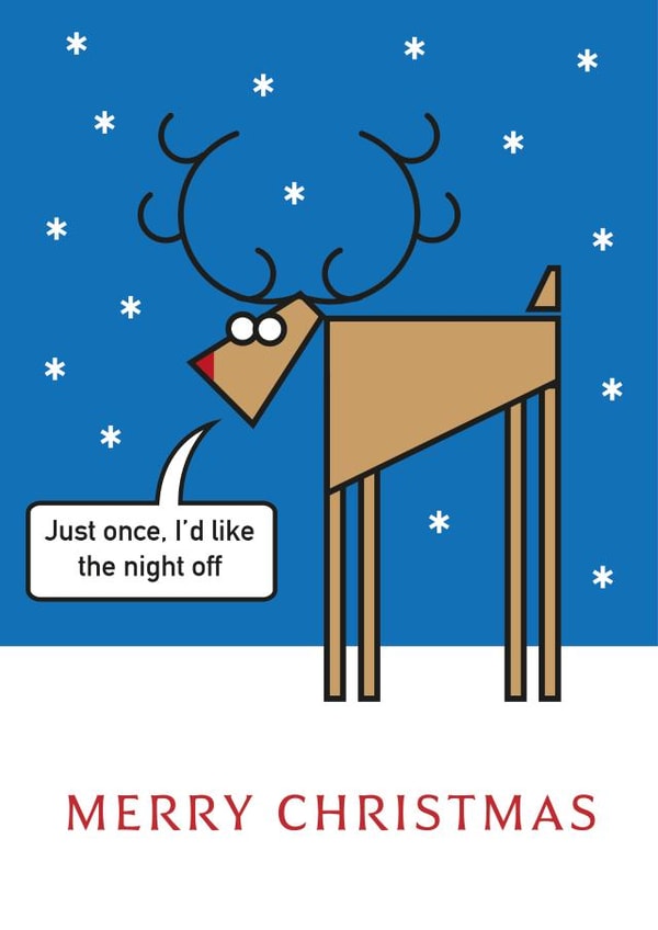 once night Christmas Card 45652 created by Geometry Zoo