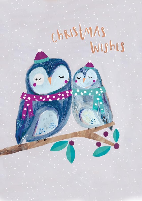 cute illustration Christmas Card 41605 created by Laura Pantony