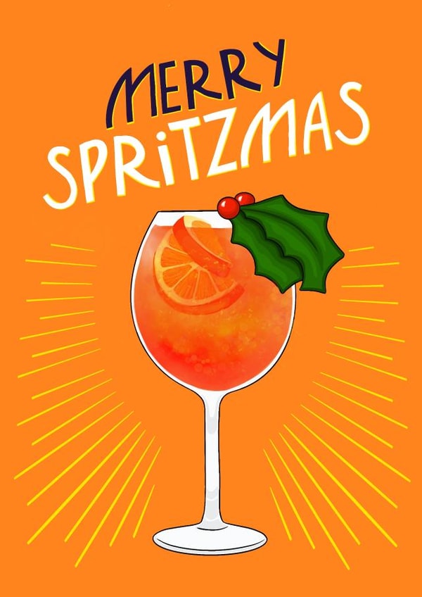 aperol spritz novcull24 Christmas Card 45558 created by Glam Brock 