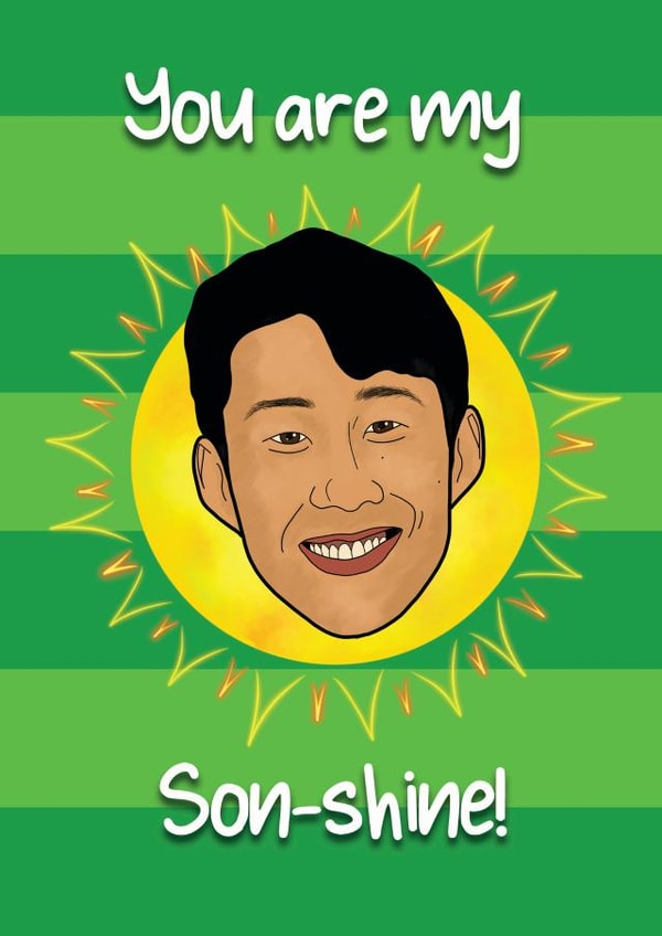 heung min son son Love & Friendship Card 16922 created by amysian