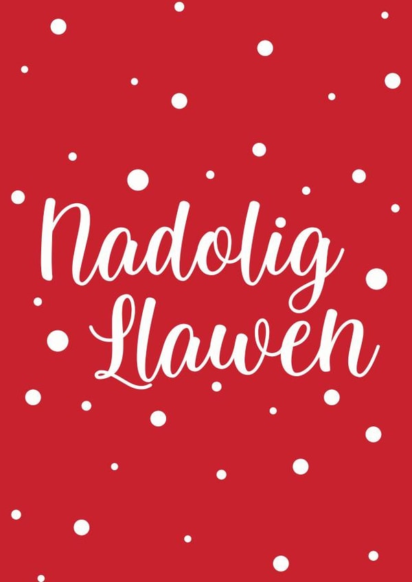 nadolig llawen welsh Christmas Card 20099 created by Welsh Banter