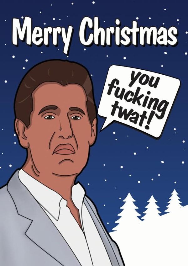 twin town bryn cartwright Christmas Card 20101 created by Welsh Banter