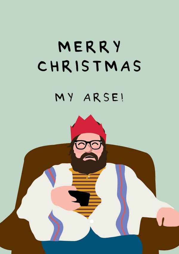 Royle Family Ricky Tomlinson Christmas Card 19530 created by Fifi Designs