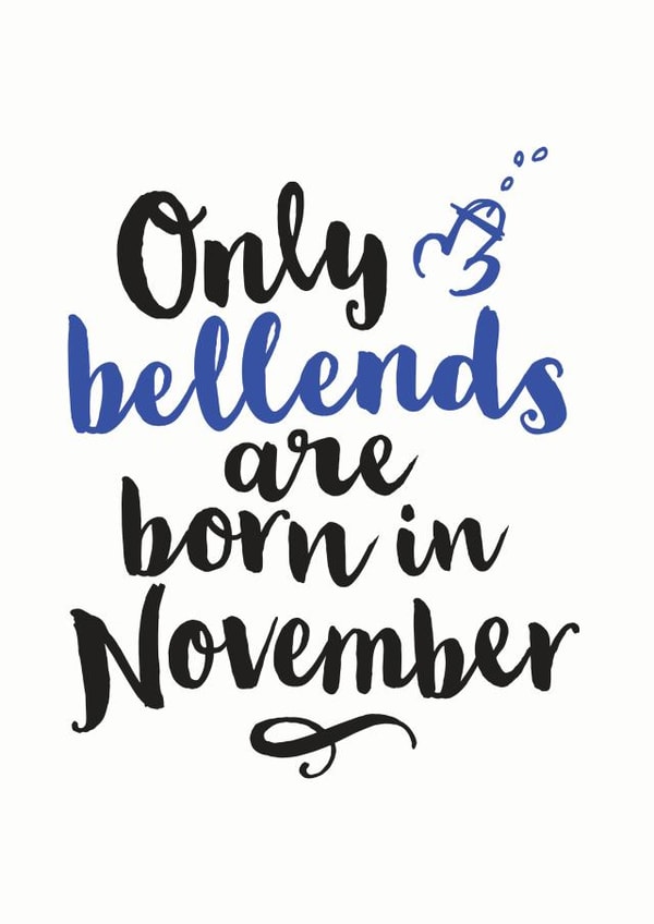 rude november Birthday Card 9387 created by Kyleigh Orlebar