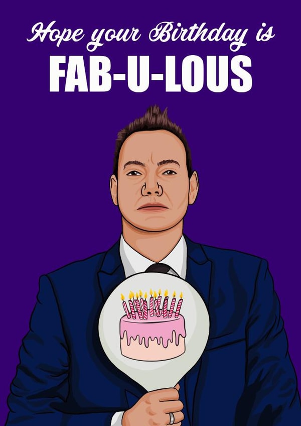 BBC birthday Craig revel horwood  Birthday Card 20597 created by Glam Brock 