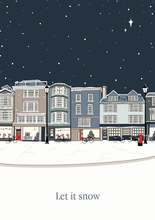 oxford uk cities Christmas Card 19748 created by Paper Jungle