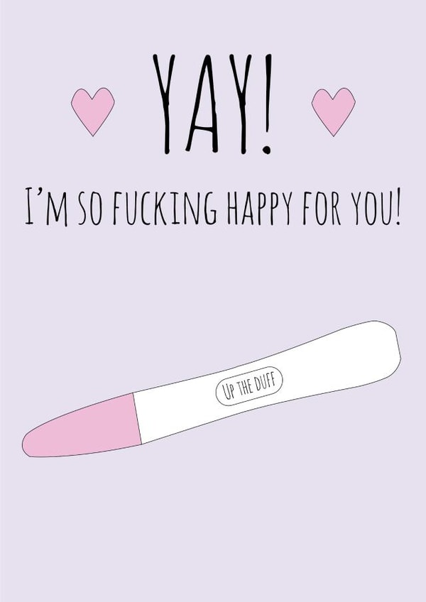 YAY! Pregnancy Card created by @Laura Lonsdale Designs