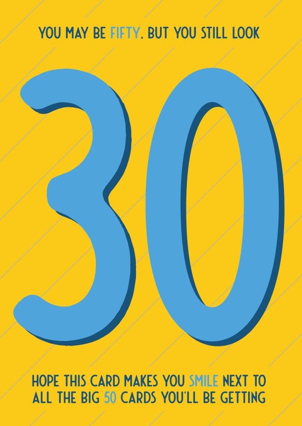 50 50th Birthday Card 17992 created by Bev O'Connor || @oconnordesign