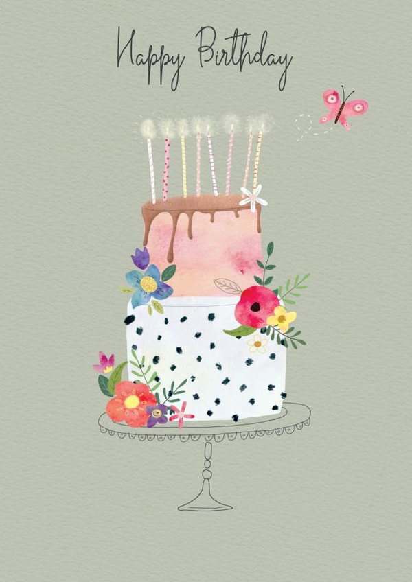 classic cake Birthday Card 19188 created by cory reid