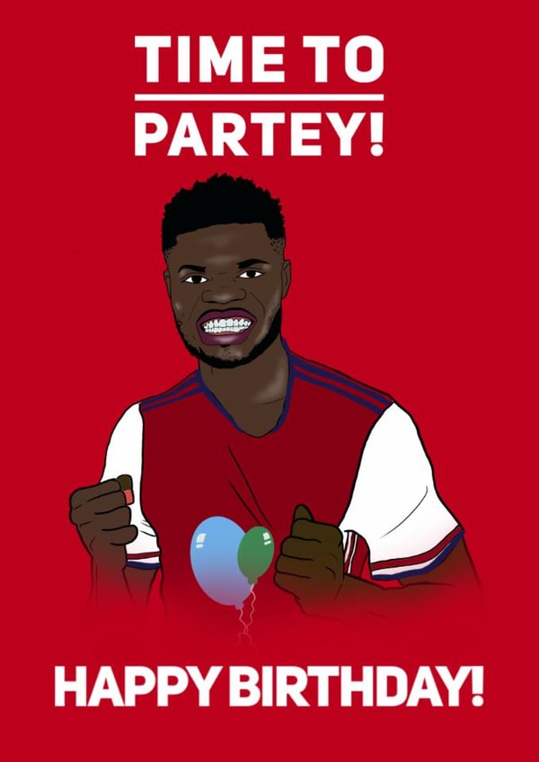 Thomas Partey Birthday Card created by Elgo Designs