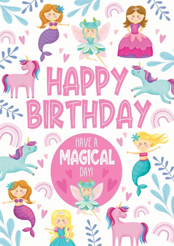 cute pretty Birthday Card 20680 created by Trudles Doodles Handmade