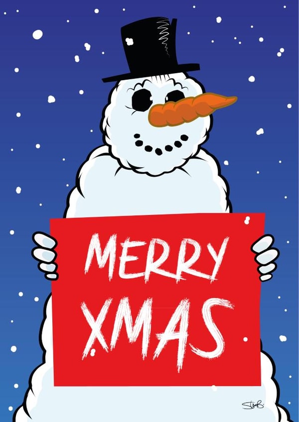 Christmas Xmas Card 42642 created by Steve Brown