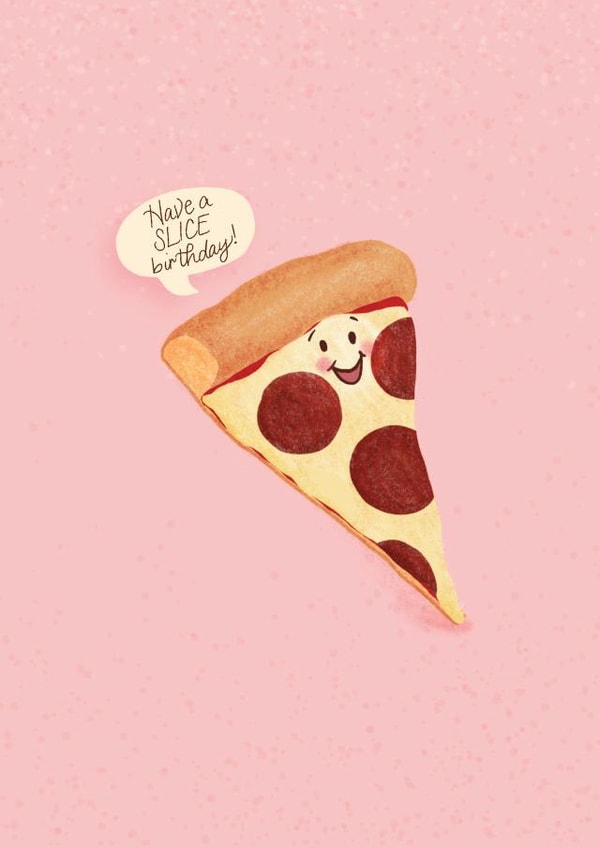 pizza food Birthday Card 16236 created by Jennifer Hines