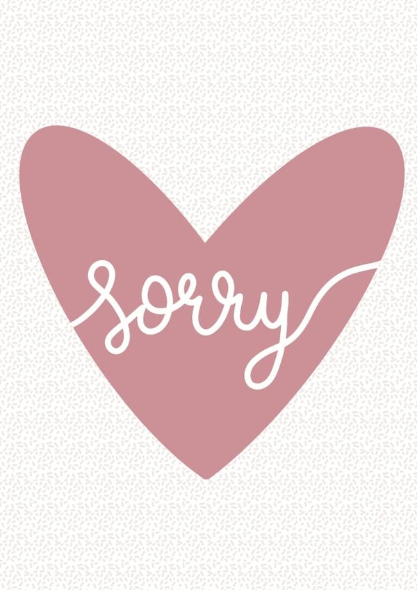 SORRY created by Ohh Jemma