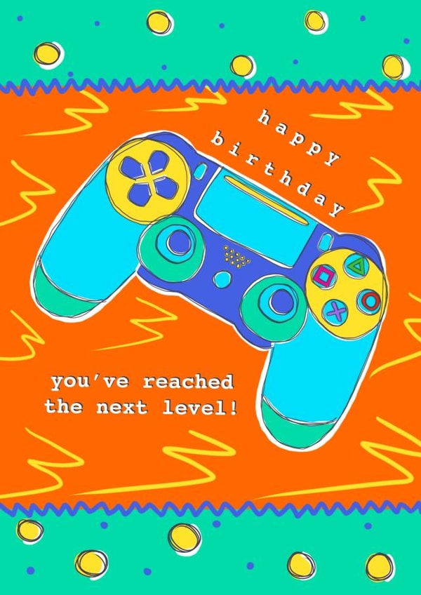 ps4 ps5 Birthday Card 20351 created by Charlotte Eldred