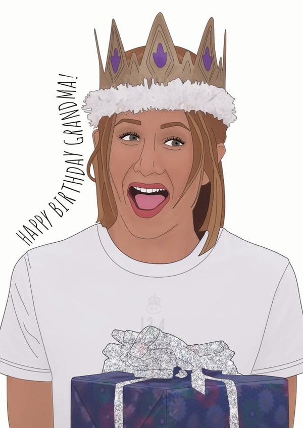 grandma illustration Birthday Card 44505 created by Meme Girls Designs