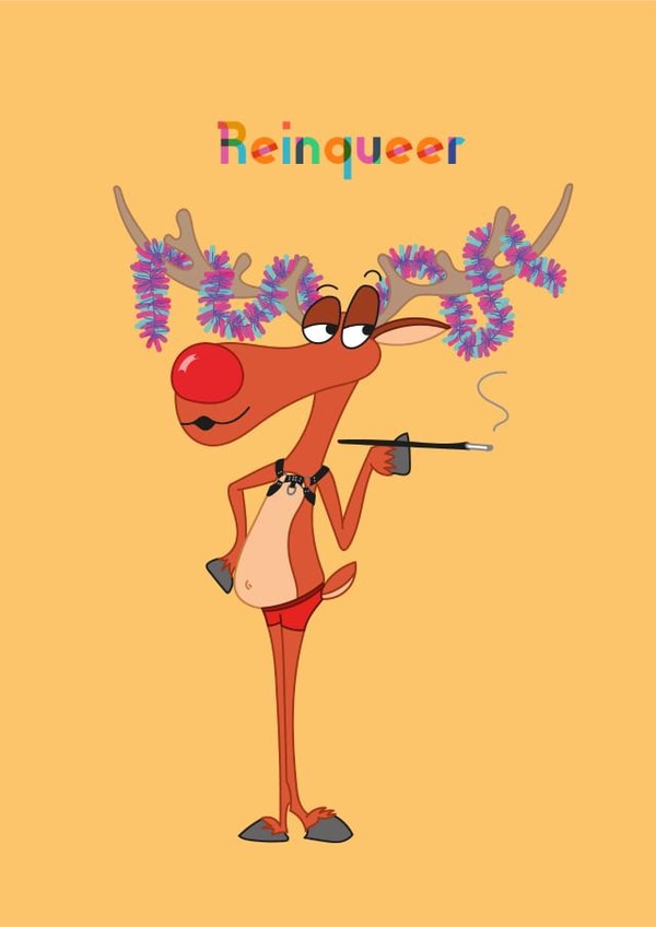 reindeer reinqueer Card 34846 created by Clara Davis